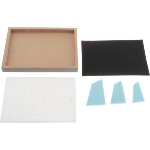 1/35 Mini Highway Model Tray Wooden Tray for Highway Model, Size: 25.5