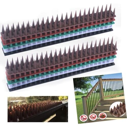 1pcs new Plastic Bird and Pigeon Spikes Anti Bird Anti Pigeon Spike for Get Rid of Pigeons and Scare Birds Pest Control
