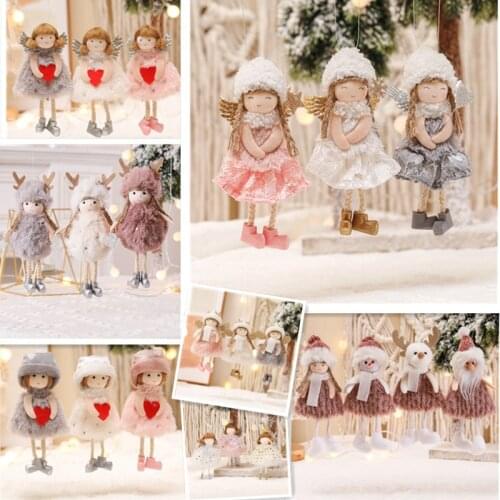2022Christmas Angel Doll Toy Christmas Decorations For Home Christmas Tree Decorations Xmas Kids New Year Gifts Table Decoration