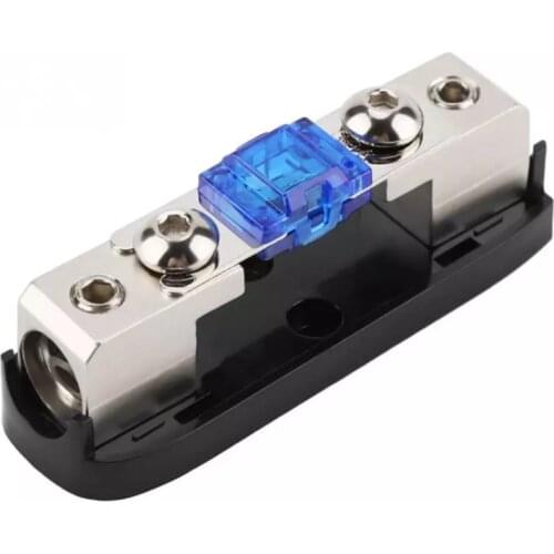 30-150A Stereo Audio Single Way AGU Fuse Holder Power Distribution Block Fusebox Car Accessories Zinc Alloy