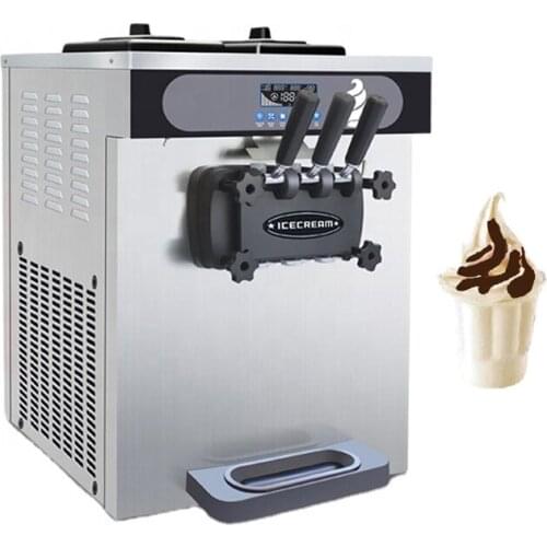 Soft Ice Cream Machine For Dessert Shop Ice Cream Makers Fully Automatic Ice Cream Machine 1800W