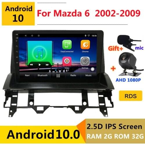 Android 10 car radio auto stereo for Mazda 6 bose 2002 03 2004 2005 2006 07 2008 2009 navigation GPS DVD Multimedia Player