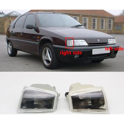 For Citroen ZX Hatchback 1991 1992 1993 1994 1995 1996 1997 1998 Front Bumper headlight Marker Light Corner turn signal lamp