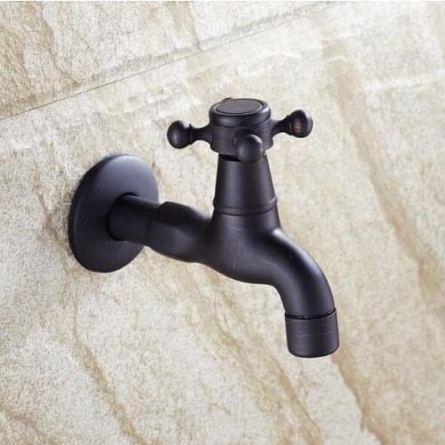 Brass Antique black oil brushed bibcock, outside tap, washing machine faucet, toilet bibcocks, copper bibcock,tap,Garden faucet