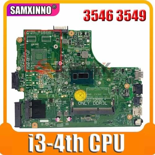 For DELL Inspiron 3546 3549 3446 3449 I3-4005U VGA port Notebook Mainboard CN-01NR96 01NR96 MRF1C Laptop Motherboard