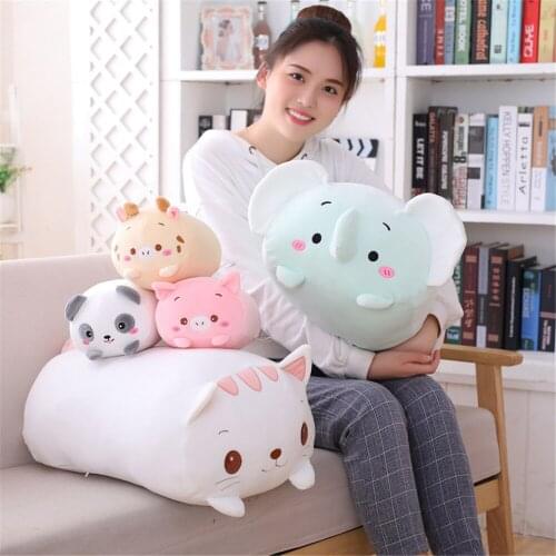 High Quality Plush Toys Stuffed Animals Soft Toys for baby Gift stuffed doll for collection Elephant&Cat&Hamster&Frog&Panda