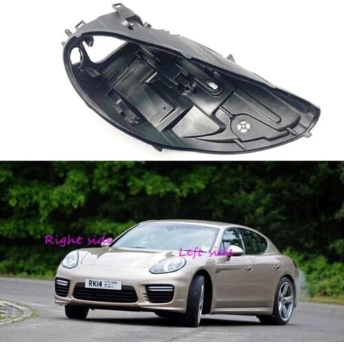 Headlight Base For Porsche Panamera 2014 2015 2016 Headlamp House Car Rear Base Front Auto Headlight Back House