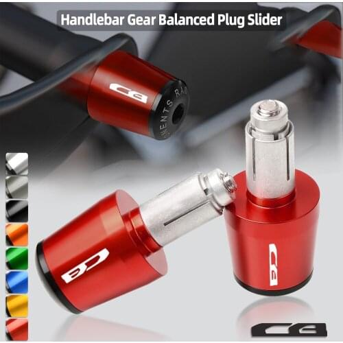 FOR HONDA CB500 CB125F CB190r CB1000 CB1000SF CB1100 CB1300SF 7/8'' 22MM Motorcycle Handlebar Grips Handle Bar Cap End Plugs