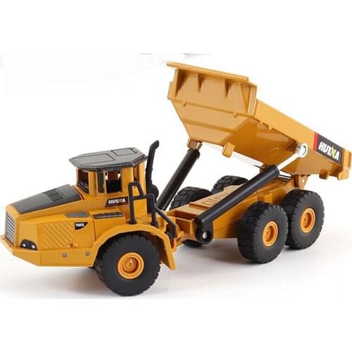 TANG DYNASTY(TM)1:50 Alloy Construction truck claw machine Model Die-Cast Vehicle with Driver Toy Model Engineering Vehicles Car