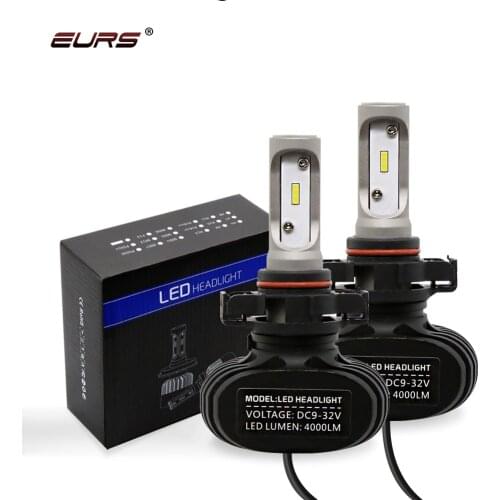 2pcs H7 LED Bulb Car H4 LED Headlight S1 LED Lamp 50W 6500K 8000LM H13 H16EU 9004 9007 Hi/Lo Beam Headlights H11 LED Fog Light