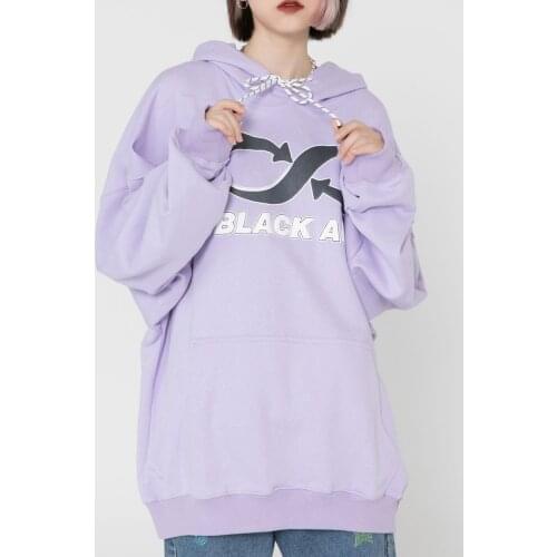 Oversize Hoodie Women Long Sleeve Pullover High Street Punk Harajuku Hoody Vintage Vibe Autumn Sweatshirt Moletom Feminino