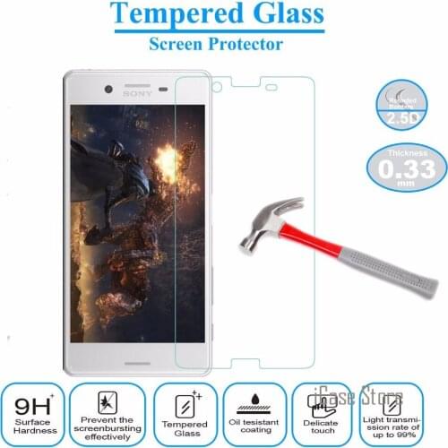 9H Hardness Tempered Glass For Sony Xperia E5 Screen Protector Explosion-Proof Film for C5 Ultra M2