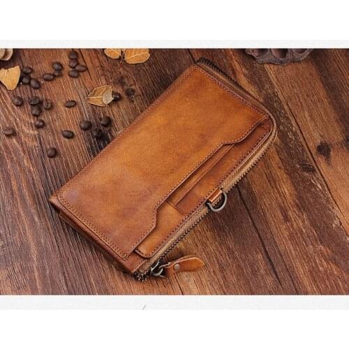 Vintage Women Leather Wallet Short Slim Male Purses Money Credit Card Holders Men Wallet ZP005