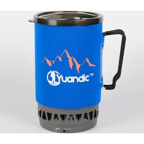 3685W 1400ml Outdoor Gas Stove Burner Tourist Portable Cooking System With Heat Exchanger Pot Camping Hiking Gas Cooker