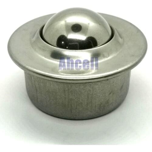 CY-30H-SS Ball transfer unit 50kgs load capacity full stainless steel 30mm ball wheel caster drop in conveyor roller