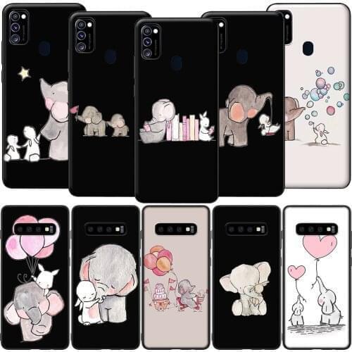 GX124 Lovely Elephant Rabbit Balloon Case for Samsung Note 8 9 10 20 Ultra J2 J5 J4 J6 Plus J7 Prime Duo J730 Pro Core J8 Lite