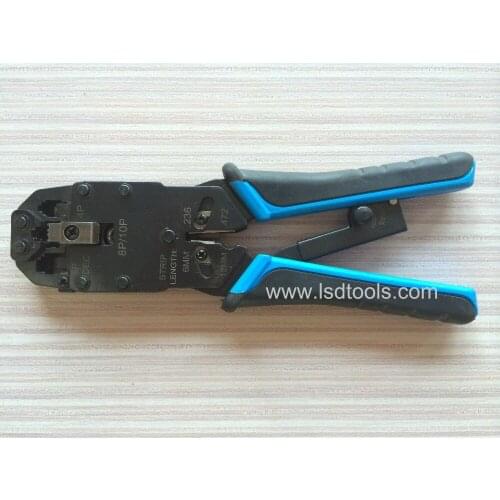 Modular plug crimping tool RJ45 8P8C , RJ11, RJ12, Crimp tool, cable cutter, cable stripper,multifunction LT-200AR