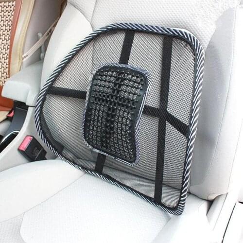 Waist Cushion Chair Lumbar Pad in the Car Back Support Interior Massage Mesh Ventilation Truck Home Office Pillow Seat Backrest