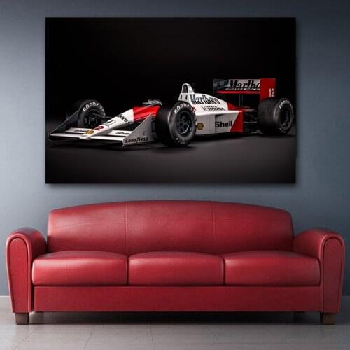 Mclaren Honda Classic Formula One F1 Sport Car Wall Art Posters Canvas Prints silk paintings For Living Room Home Decoration