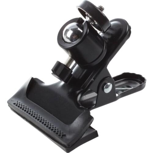 Metal Photo Studio Flash Spring Clamp Clip Mount With Ball Head--Black