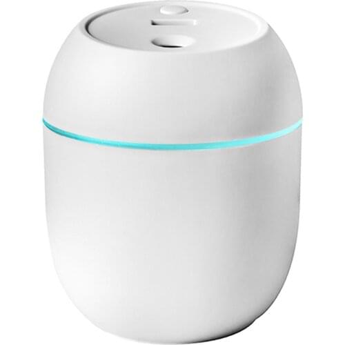 250ML Mini Air Humidifier Ultrasonic Aroma Essential Oil Aromatherapy Diffuser for Home Car Fogger Mist Maker with Night Lamp