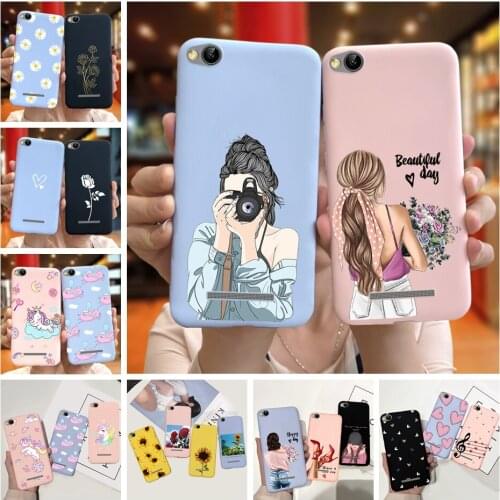 Fashion Slim TPU Phone Case For Xiaomi Redmi 4A Candy Color Silicone Soft Cases For Redmi 4A Hongmi 4a 5.0 inch Protective Coque
