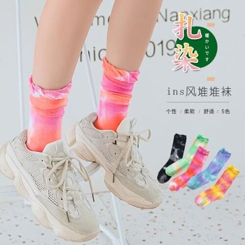 Hip Hop Skateboard Sock Hot Sale Long Cotton Women Socks Cool Colorful Pink Green Blue Happy Socks Funny Socks New Fashion