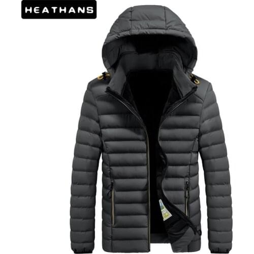 -20 Degree Mens Winter Leisure Warm Down Cotton Jacket Male Parkas Hooded Coat Men Strip Patchwork Down Cotton Suit Windbreaker