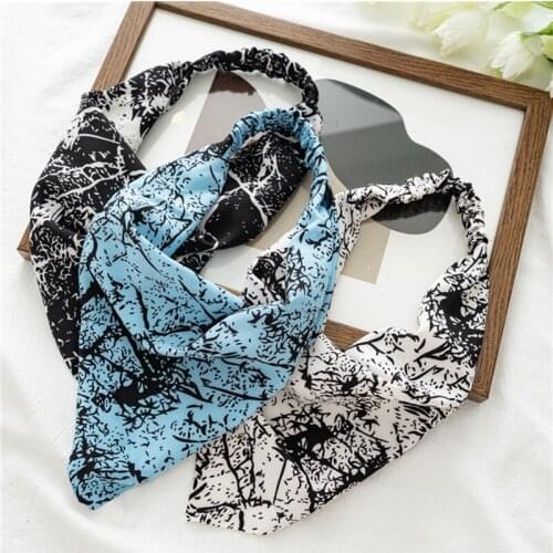 Printing Headbands For Hair Woman Elastic Turban Hair Band Hair Accessories Cute Fashion Headwrap Headwear New