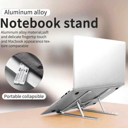 X Style Adjustable Foldable Aluminum Laptop Stand Desktop Notebook Holder Desk Laptop Stand For 7-15 inch Macbook Pro Air