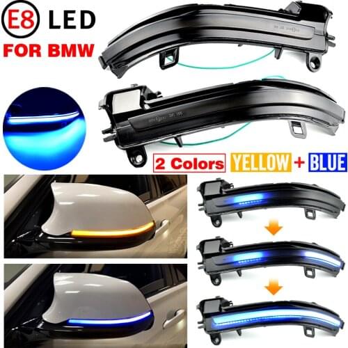 For BMW 1 2 3 4 Series X1 F20 F21 F22 F30 F31 F34 F32 E84 i3 LED Dynamic Turn Signal Blinker Side Mirror Sequential Light