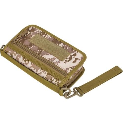 Durable Outdoor Clutch Sports Hiking Mountaineering Storage Handbag Mobile Phone Cosmetic Card Wallet Storage Bag 23x5x14cm