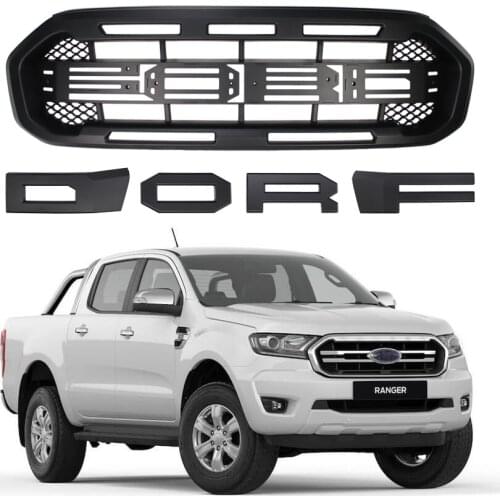 Raptor Grille Modified Grill Front Bumper Mesh Fit For RANGER 2019-2021 T8 PX MKIII MK3 XL XL+ XLS XLT Limited Pickup Trucks