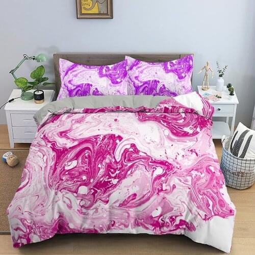 Colorful Abstract Psychedelic Bedding Set Duvet Cover with Pillowcase Sets Queen King Bed Linen Comfortable Bedding Home Textile