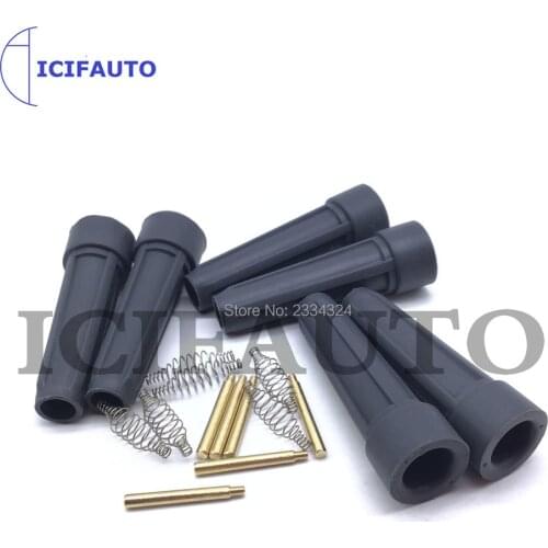 Ignition Coils Rubber Boot Pack With Spring For Jaguar Vanden Plas XJ6 XJS 44430036,4443006,6033236,9000244,88921406,LHE1510AB