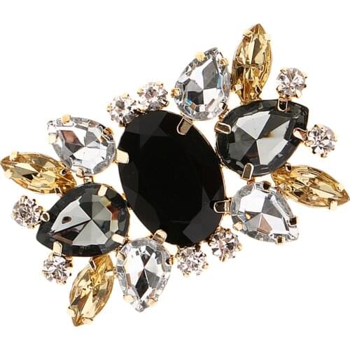 Luxury Crystal Shoe Clips Rinestone Bridal Shoe Buckle Shoe Charm Decoration