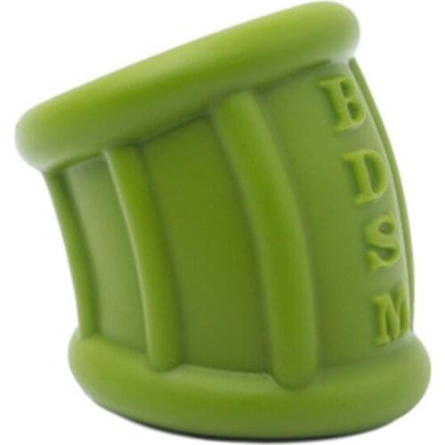 Sexy Soft Silicone Lock Essence Ring Solid Lock Essence Delay Time Control Ring Scrotum Restraint Ring Reusable Flirt Sex Toys