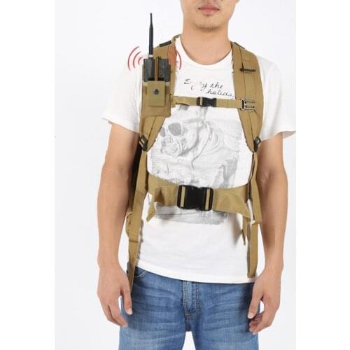 Tactical Radio Case Holder Walkie Talkie Holster Holster Adjustable Molle Pouch Open Top Magazine Nylon Pouch