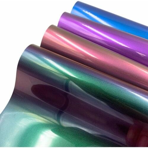 Chameleon Heat Transfer Vinyl Iron-on Heat Press T-Shirt Textile Fabric Film HTV Printing Number Patterns for Decor 30*25cm/50cm