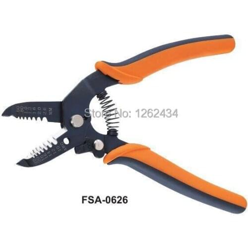 FSA-0626 Fiber Cable Jacket Stripper Multi-functional cutter stripping wire For cutting wire, 25mm max, stripping wire 0.9-6mm