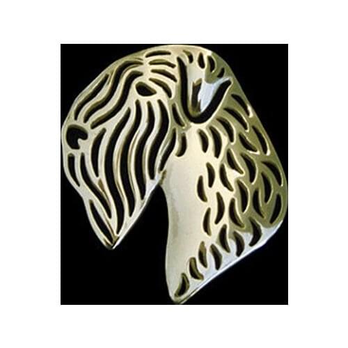 Soft Coated Wheaten Terrier brooches for women plated silver and gold brooches animal fashion jewelry free ship