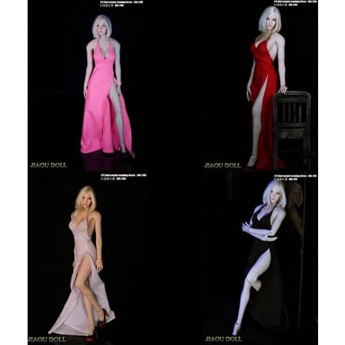 1/6 Female Sling Long Skirt Evening Dress Suit Fit 12'' PH TBL for collection