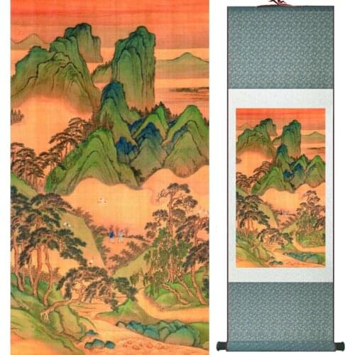 Landscape art painting Super quality traditional Chinese Art Painting Home Office Decoration Chinese painting LTW2017112309