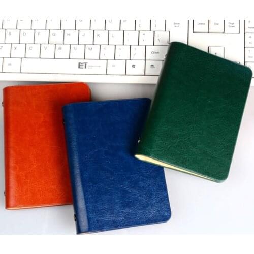 A7 Pocket Loose-leaf Notebook Leather Cover Business Diary Memos Planner Notepad Note Book Agenda Organizer Gifts