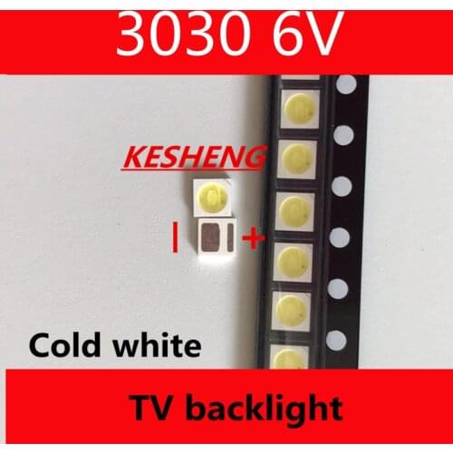 AOT LED backlight high power LED 1.8w 3030 6v cool white 150-187LM PT30W45 V1 TV application 3030 smd led diode 500PCS