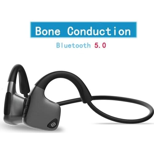 New Bluetooth 5.0 Bone Conduction Headsets Wireless Sports Headphones Handsfree For Sports Working Support Drop Shipping