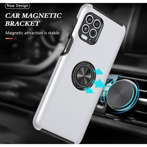 For Moto G9 Plus G Stylus E7 Power Play 2021 Case Shockproof Armor Cover For Moto G100 G10 G30 Edge S Car Magnetic Holder Covers