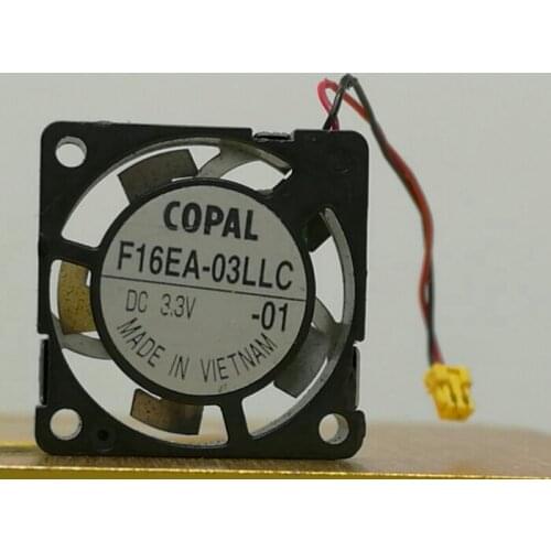 COPAL F16EA-03LLC DC 3.3V 16x16x4mm 2-wire Server Square Fan