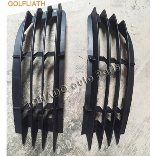 For Golf 5 R32 ABS Black front Bumper Mesh Grille side fog light Grills For VW Golf5 MK5 R32 Bumper 2005-2009