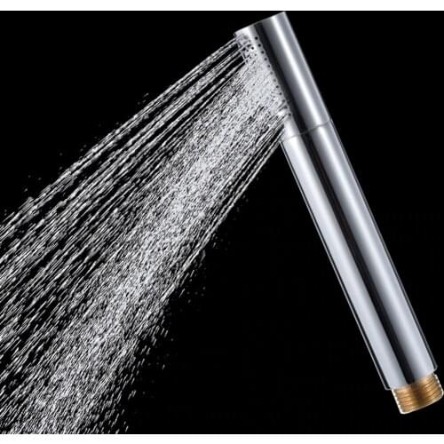 LeKing Mordern Style Bathroom Stainless steel + Copper Hand Held Shower Heads Chrome Top Spray Rain Shower Heads